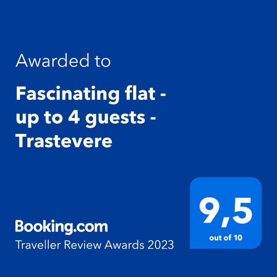 Fascinating Flat - Up To 4 Guests - Trastevere Appartement