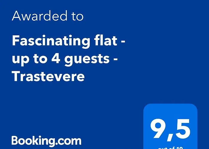 Fascinating Flat - Up To 4 Guests - Trastevere