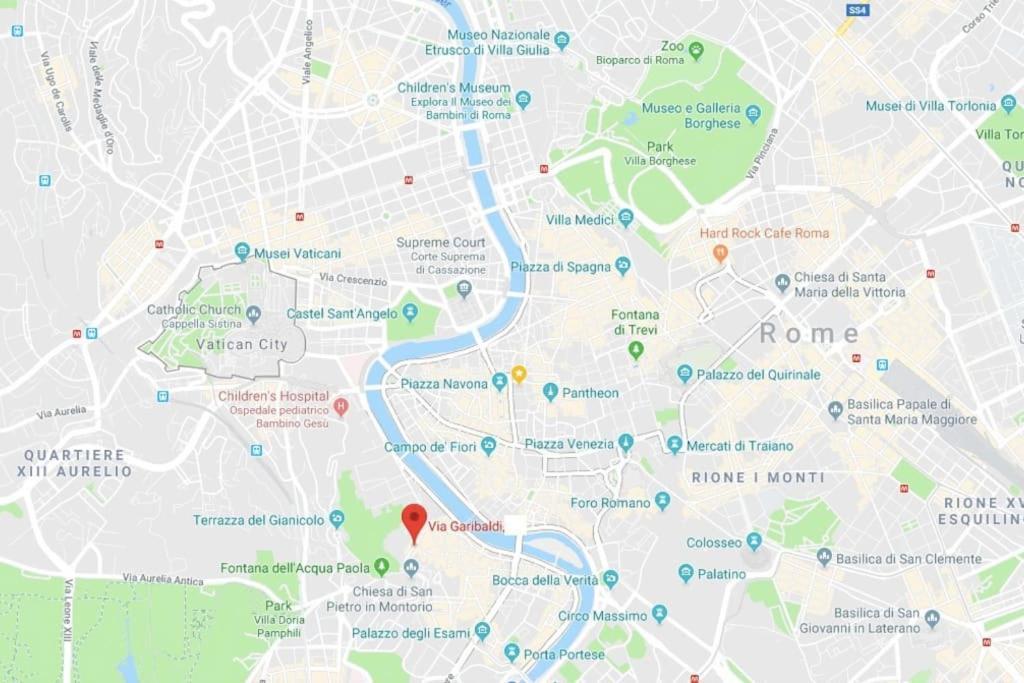 Fascinating Flat - Up To 4 Guests - Trastevere Rome